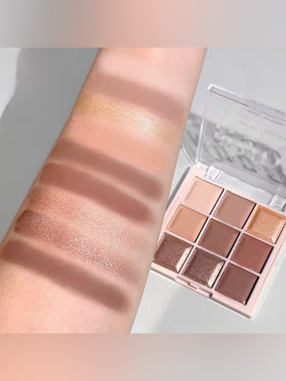 Target Neutral Pink Brown Eyeshadow Palette - Soft Matte & Shimmer